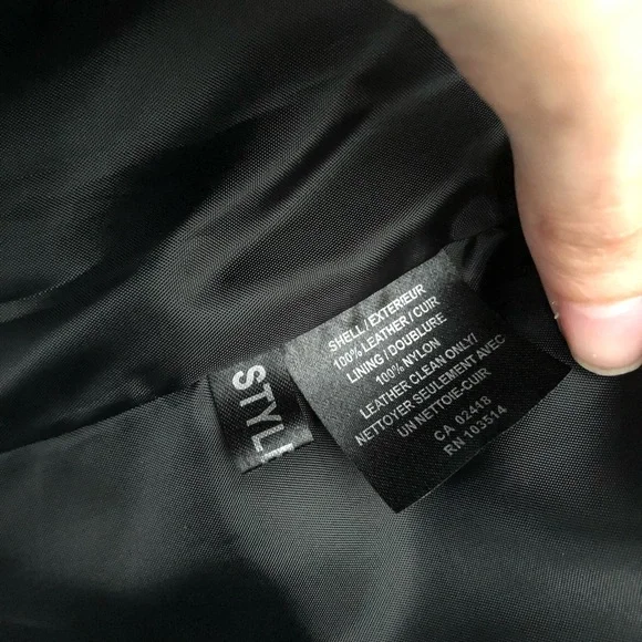 Identify leather collared jacket - Picture 4 of 9